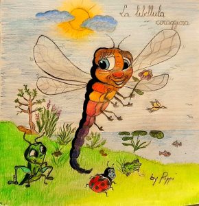 storie bambini fiaba FAVOLA libellula coraggiosa